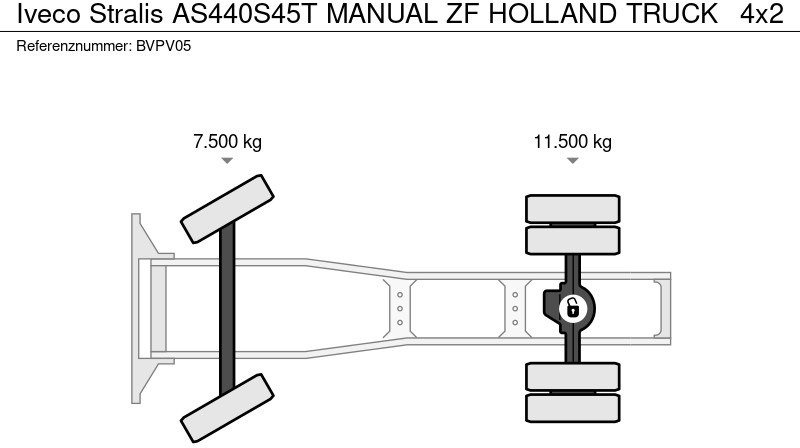 وحدة جر Iveco Stralis AS440S45T MANUAL ZF HOLLAND TRUCK: صورة 15
