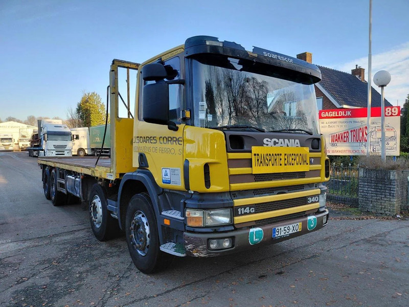 Scania P114-340 114G 340 BIG AXLE FULL STEEL SPRING 3+3 MANUAL GEARBOX - شاحنات مسطحة: صورة 3 Scania P114-340 114G 340 BIG AXLE FULL STEEL SPRING 3+3 MANUAL GEARBOX - شاحنات مسطحة: صورة 3