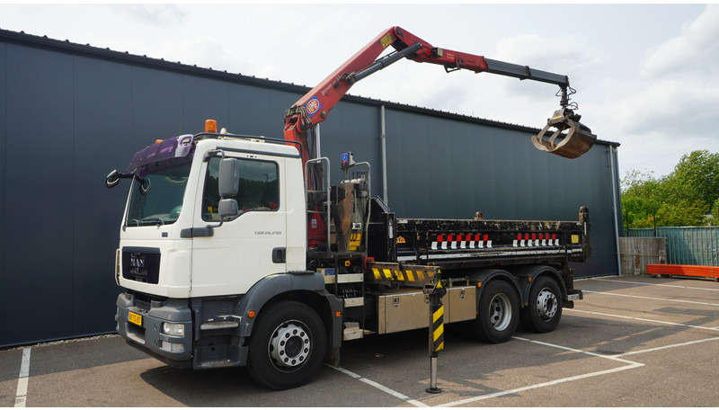 MAN TGM 26.290 TIPPER WITH HMF 1643 Z2 CRANE - شاحنة كرين: صورة 2 MAN TGM 26.290 TIPPER WITH HMF 1643 Z2 CRANE - شاحنة كرين: صورة 2