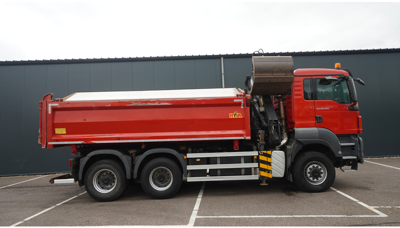 MAN TGS 28.400 6X6 2 SIDE TIPPER WITH HMF 1643 CRANE 376.400KM - شاحنة كرين: صورة 5 MAN TGS 28.400 6X6 2 SIDE TIPPER WITH HMF 1643 CRANE 376.400KM - شاحنة كرين: صورة 5