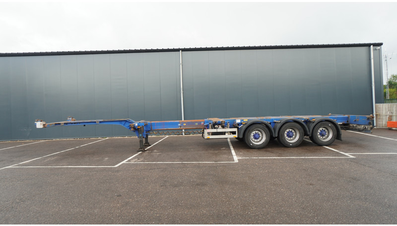 Pacton 3 AXLE MULTI CONTAINER TRANSPORT TRAILER EXTENDABLE 45 FT - نصف مقطورة لنقل الحاويات: صورة 1 Pacton 3 AXLE MULTI CONTAINER TRANSPORT TRAILER EXTENDABLE 45 FT - نصف مقطورة لنقل الحاويات: صورة 1