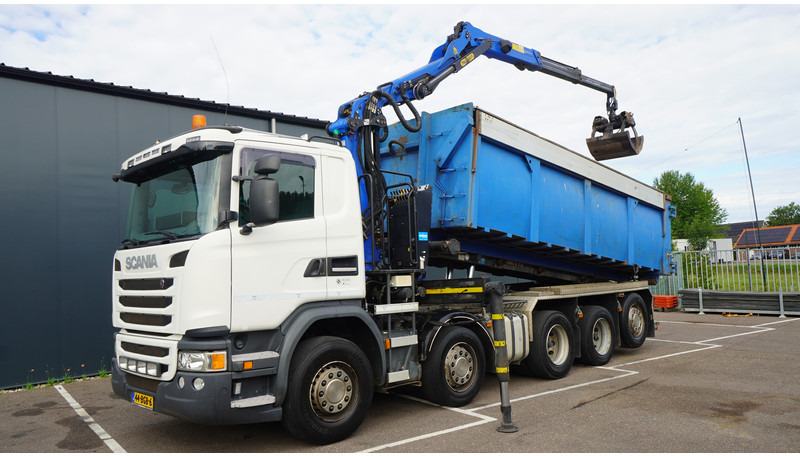 Scania G 490 10X4 CABLE SYSTEM TRUCK WITH PALFINGER Q180Z95TR CRANE - شاحنة كرين: صورة 2 Scania G 490 10X4 CABLE SYSTEM TRUCK WITH PALFINGER Q180Z95TR CRANE - شاحنة كرين: صورة 2
