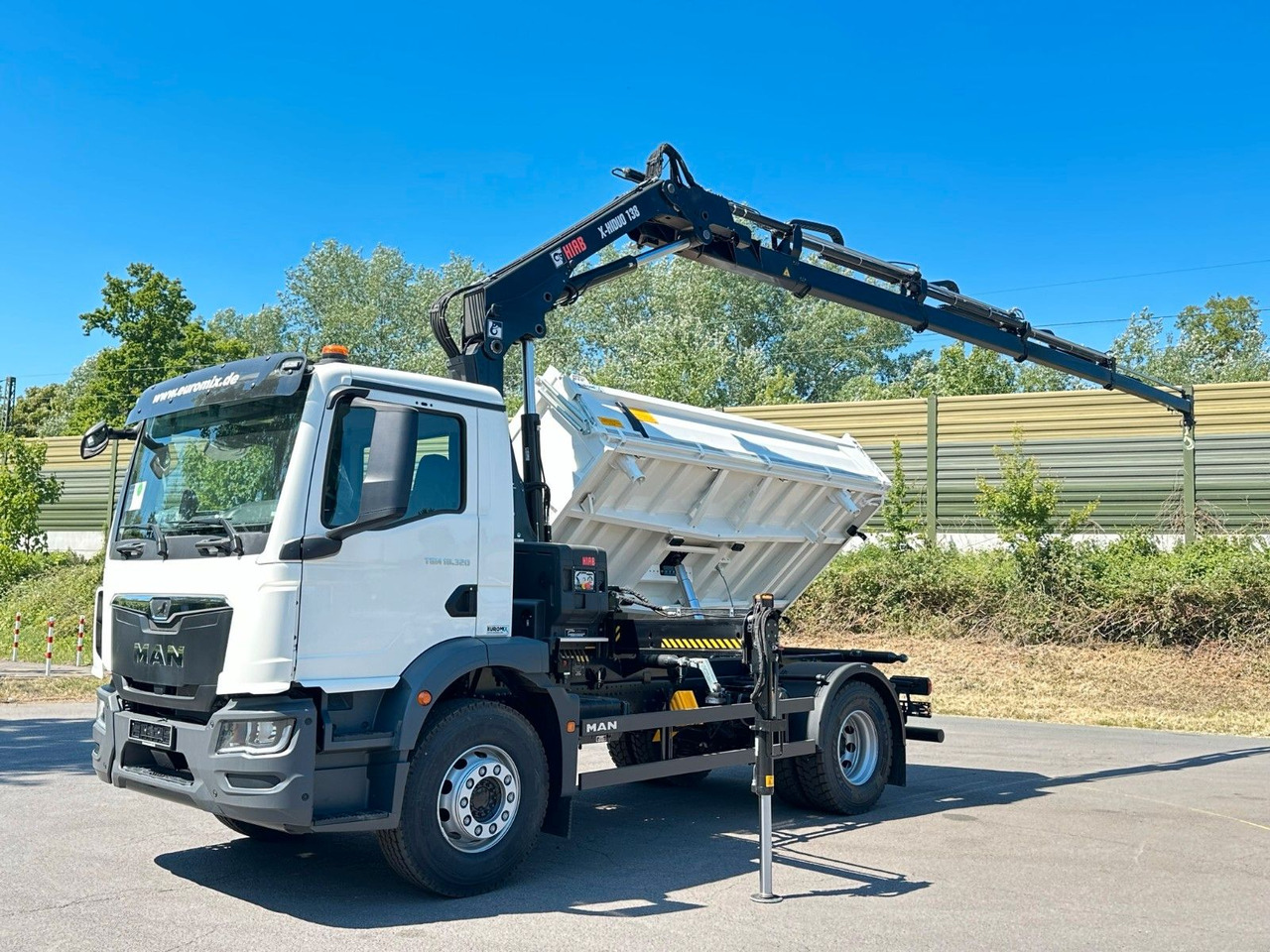 شاحنة قلاب, شاحنة كرين MAN TGM 18.320 4x2 Euro6e  Hiab X-HiDuo 138DS-4: صورة 17