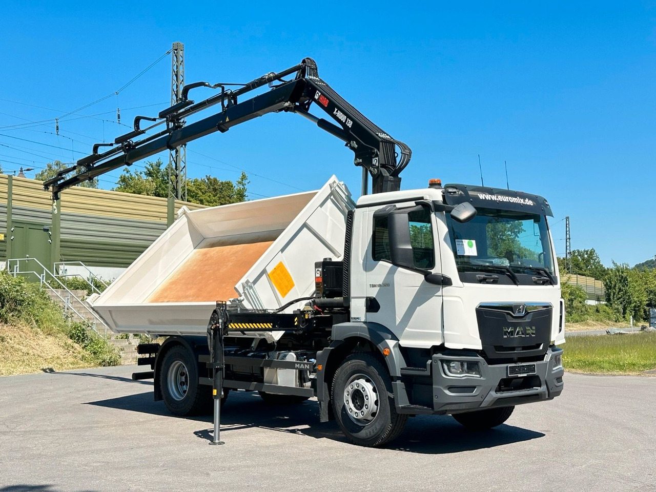 شاحنة قلاب, شاحنة كرين MAN TGM 18.320 4x2 Euro6e  Hiab X-HiDuo 138DS-4: صورة 16