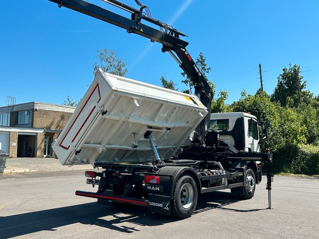 شاحنة قلاب, شاحنة كرين MAN TGM 18.320 4x2 Euro6e  Hiab X-HiDuo 138DS-4: صورة 22