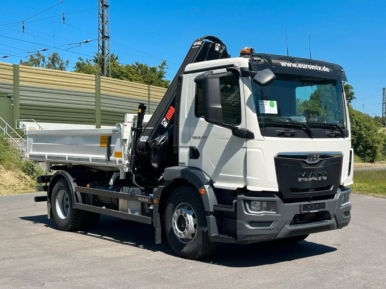 شاحنة قلاب, شاحنة كرين MAN TGM 18.320 4x2 Euro6e  Hiab X-HiDuo 138DS-4: صورة 9