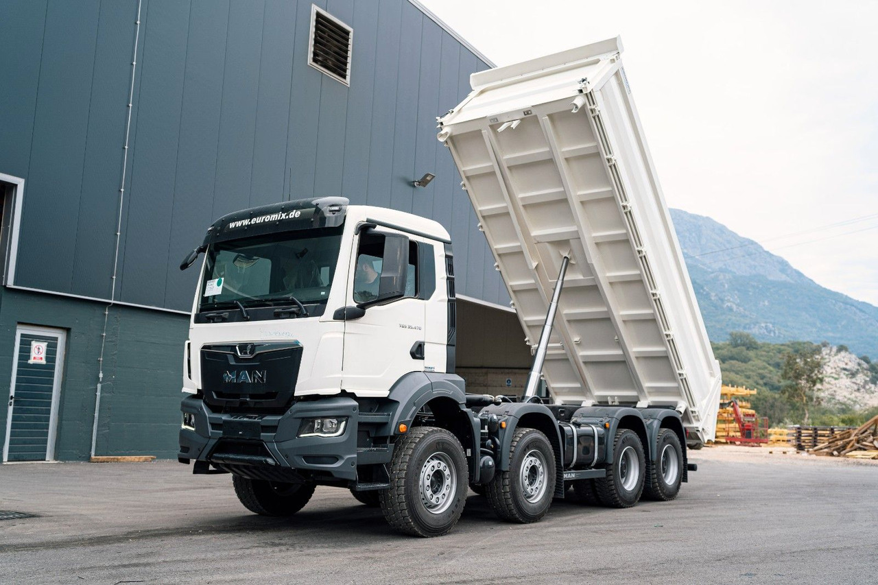 MAN TGS 35.470 BB 8X4 3-Seiten-Kipper EuromixMTP - شاحنة قلاب: صورة 3 MAN TGS 35.470 BB 8X4 3-Seiten-Kipper EuromixMTP - شاحنة قلاب: صورة 3