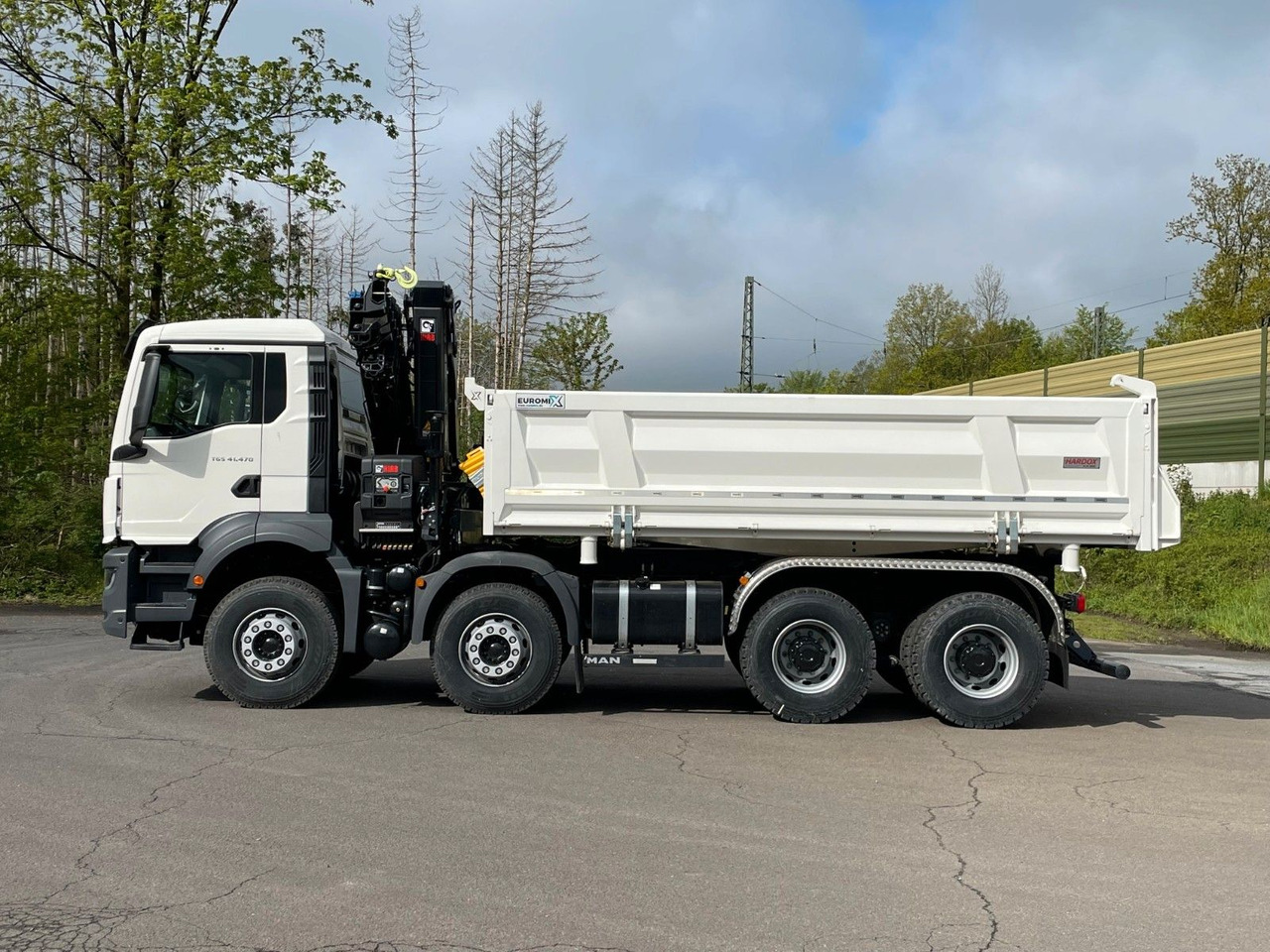 MAN TGS 41.480 8x4/Euro6e Euromix Kipper Hiab 228-6 - شاحنة قلاب, شاحنة كرين: صورة 4 MAN TGS 41.480 8x4/Euro6e Euromix Kipper Hiab 228-6 - شاحنة قلاب, شاحنة كرين: صورة 4