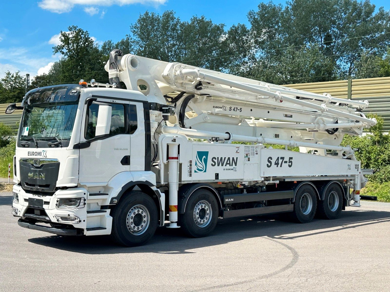MAN TGS 41.520 8x4 SWAN TSP 47-5 160RZ ( 47m ) - مضخة خرسانة: صورة 2 MAN TGS 41.520 8x4 SWAN TSP 47-5 160RZ ( 47m ) - مضخة خرسانة: صورة 2