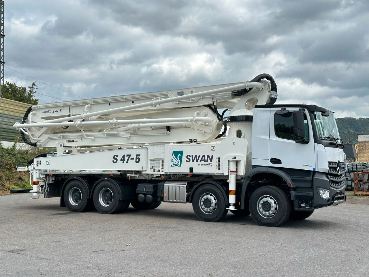 Mercedes-Benz Arocs 5 4142  8x4 SWAN TSP 47-5 160RZ ( 47m ) Mercedes-Benz Arocs 5 4142  8x4 SWAN TSP 47-5 160RZ ( 47m ): صورة 10