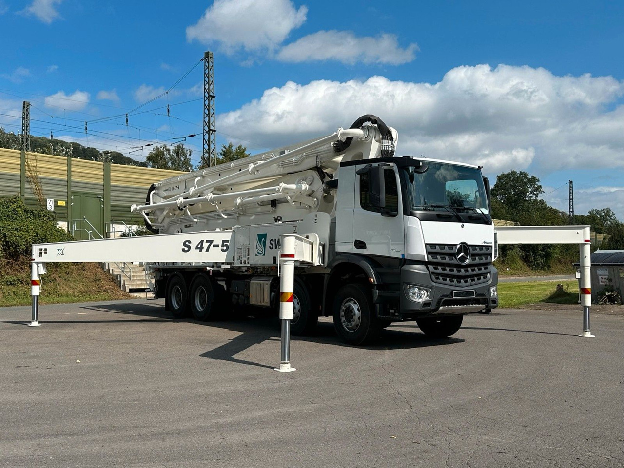 Mercedes-Benz Arocs 5 4142  8x4 SWAN TSP 47-5 160RZ ( 47m ) Mercedes-Benz Arocs 5 4142  8x4 SWAN TSP 47-5 160RZ ( 47m ): صورة 18