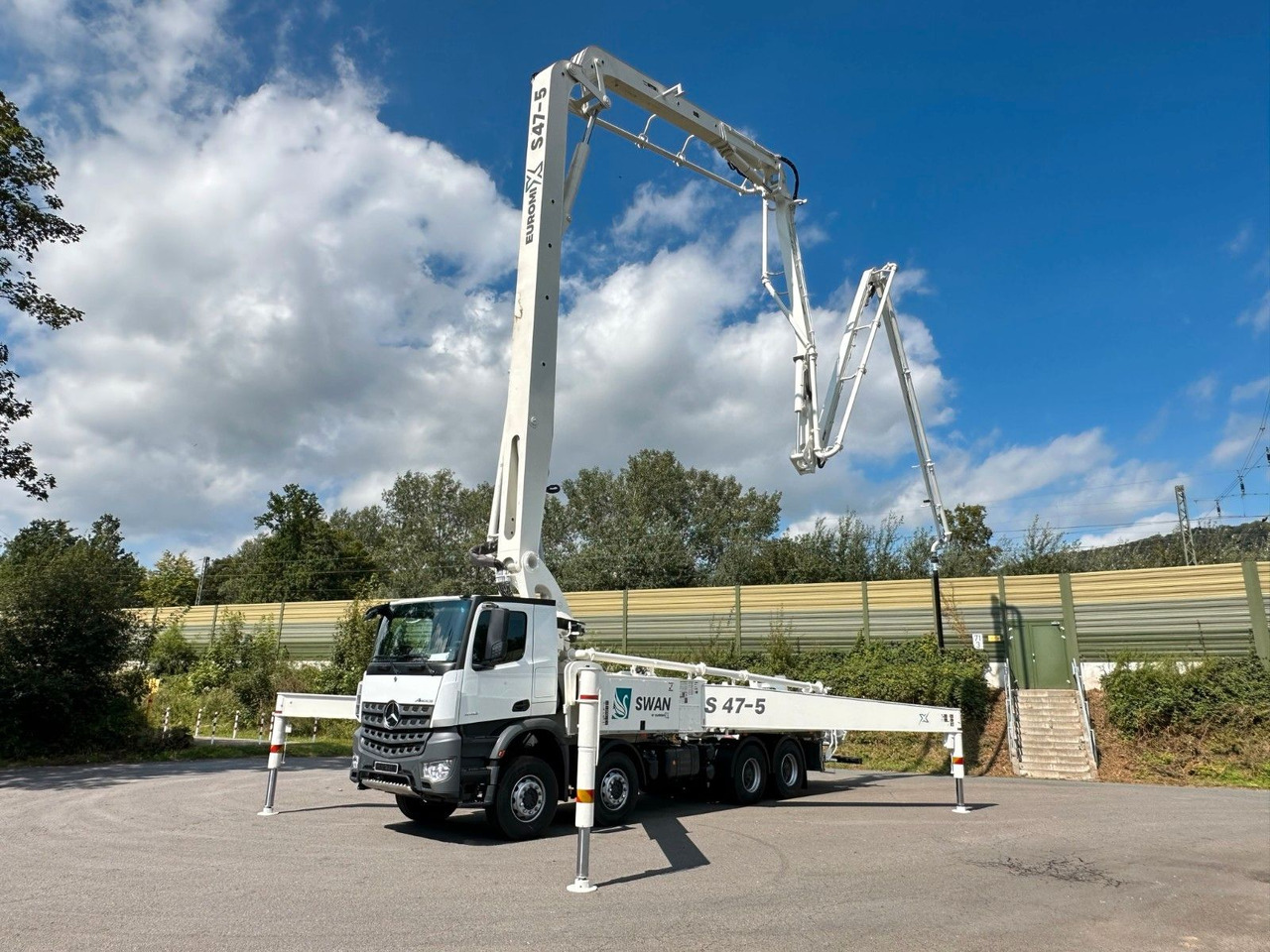 Mercedes-Benz Arocs 5 4142  8x4 SWAN TSP 47-5 160RZ ( 47m ) Mercedes-Benz Arocs 5 4142  8x4 SWAN TSP 47-5 160RZ ( 47m ): صورة 21