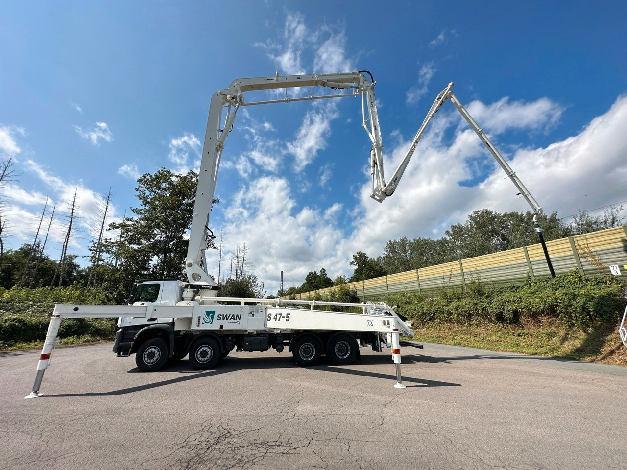 Mercedes-Benz Arocs 5 4142  8x4 SWAN TSP 47-5 160RZ ( 47m ) Mercedes-Benz Arocs 5 4142  8x4 SWAN TSP 47-5 160RZ ( 47m ): صورة 23
