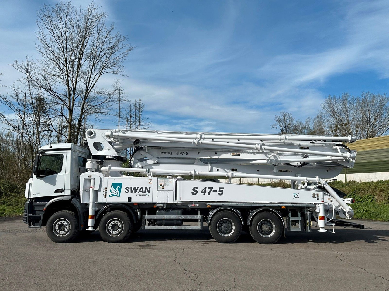 Mercedes-Benz Arocs 5 4542 8x4 SWAN TSP 47-5 160RZ ( 47m ) - شاحنة خلاطة خرسانة: صورة 4 Mercedes-Benz Arocs 5 4542 8x4 SWAN TSP 47-5 160RZ ( 47m ) - شاحنة خلاطة خرسانة: صورة 4