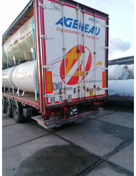 Curtain semi-trailer with used aboveground 2700 &4850L tanks Gas, Gaz, LPG, GPL, Propane, Butane tank ID 8.370 - نصف مقطورة صهريج: صورة 3 Curtain semi-trailer with used aboveground 2700 &4850L tanks Gas, Gaz, LPG, GPL, Propane, Butane tank ID 8.370 - نصف مقطورة صهريج: صورة 3