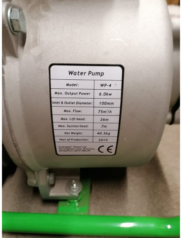 Greengear WaterPump-4, 6.0kw 75m3/h +gas hose+ regulator - مضخة مياه: صورة 2 Greengear WaterPump-4, 6.0kw 75m3/h +gas hose+ regulator - مضخة مياه: صورة 2