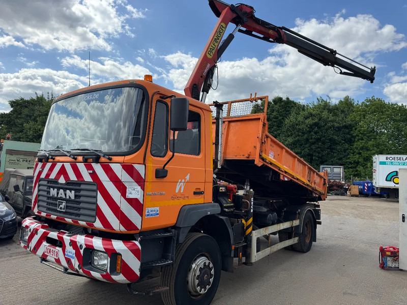 MAN ME 18.250 4X4 **4X4-TIPPER+PALFINGER PK7501-BELGIAN TRUCK** - شاحنة قلاب, شاحنة كرين: صورة 2 MAN ME 18.250 4X4 **4X4-TIPPER+PALFINGER PK7501-BELGIAN TRUCK** - شاحنة قلاب, شاحنة كرين: صورة 2