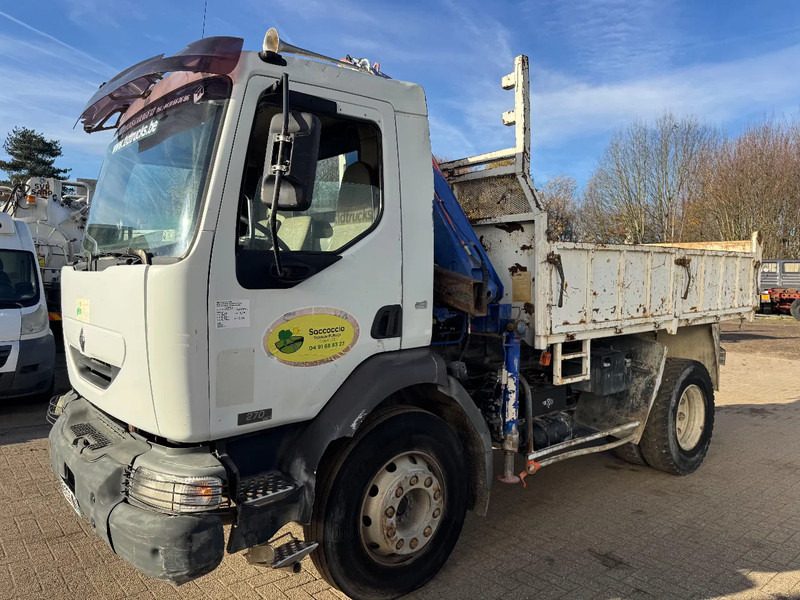 Renault Midlum 270 **TIPPER+FASSI CRANE-FRENCH TRUCK** - شاحنة قلاب, شاحنة كرين: صورة 3 Renault Midlum 270 **TIPPER+FASSI CRANE-FRENCH TRUCK** - شاحنة قلاب, شاحنة كرين: صورة 3
