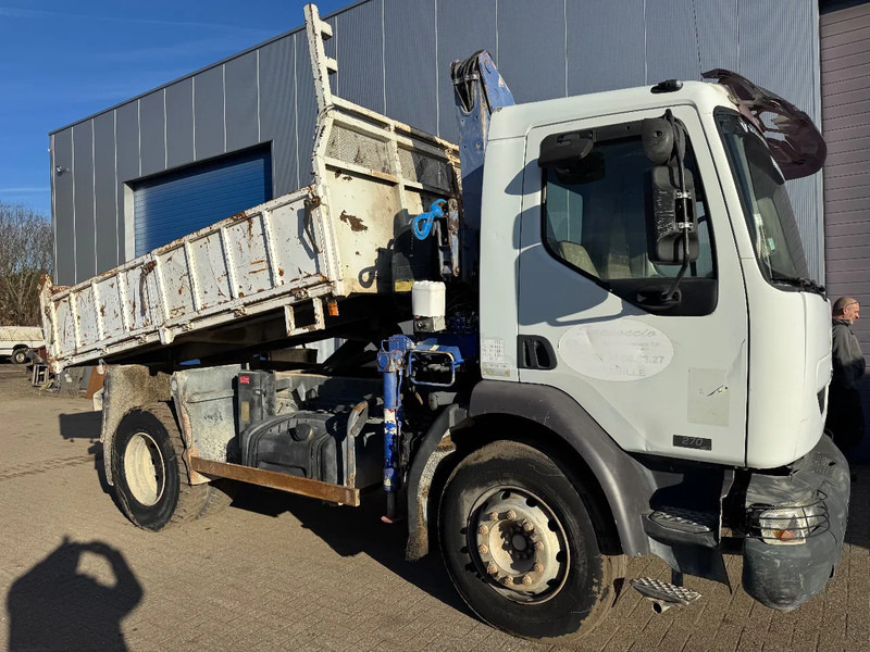 Renault Midlum 270 **TIPPER+FASSI CRANE-FRENCH TRUCK** - شاحنة قلاب, شاحنة كرين: صورة 2 Renault Midlum 270 **TIPPER+FASSI CRANE-FRENCH TRUCK** - شاحنة قلاب, شاحنة كرين: صورة 2