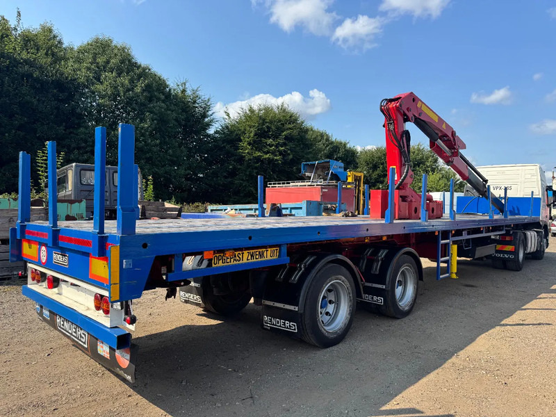 Renders **CRANE PALFINGER PK4500A-STEERING AXXLE** - نصف مقطورة مسطحة: صورة 1 Renders **CRANE PALFINGER PK4500A-STEERING AXXLE** - نصف مقطورة مسطحة: صورة 1