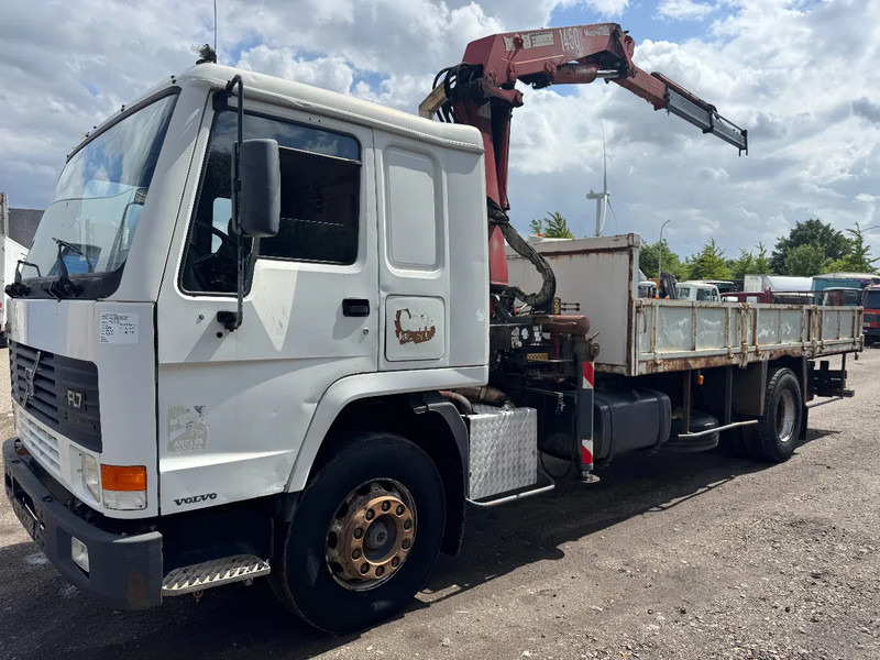 Volvo FL 7 **FLATBED + CRANE HMF-FULL STEEL SUSPENSION** - شاحنات مسطحة, شاحنة كرين: صورة 2 Volvo FL 7 **FLATBED + CRANE HMF-FULL STEEL SUSPENSION** - شاحنات مسطحة, شاحنة كرين: صورة 2
