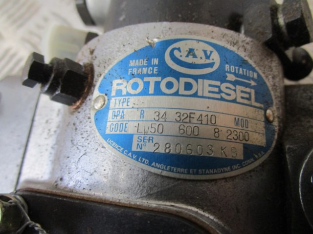 CAV ROTO DPA DIESEL FUEL INJECTION PUMP TYPE 3432F410 - نظام الوقود - شاحنة: صورة 2 CAV ROTO DPA DIESEL FUEL INJECTION PUMP TYPE 3432F410 - نظام الوقود - شاحنة: صورة 2