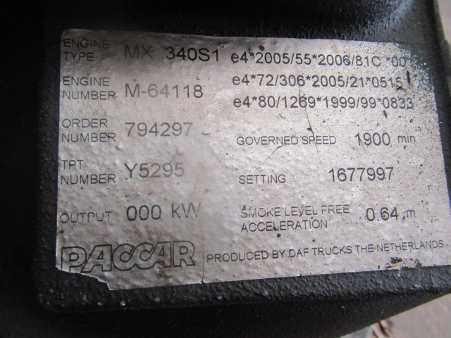 DAF XF 105 460 (MX340 SI) CONROD AND PISTON - المحرك و قطع الغيار - شاحنة: صورة 2 DAF XF 105 460 (MX340 SI) CONROD AND PISTON - المحرك و قطع الغيار - شاحنة: صورة 2