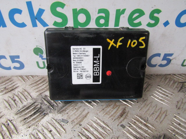 DAF XF 105 BBM-L ECU P/NO 1740941 - وحدة تحكم الكتروني - شاحنة: صورة 1 DAF XF 105 BBM-L ECU P/NO 1740941 - وحدة تحكم الكتروني - شاحنة: صورة 1