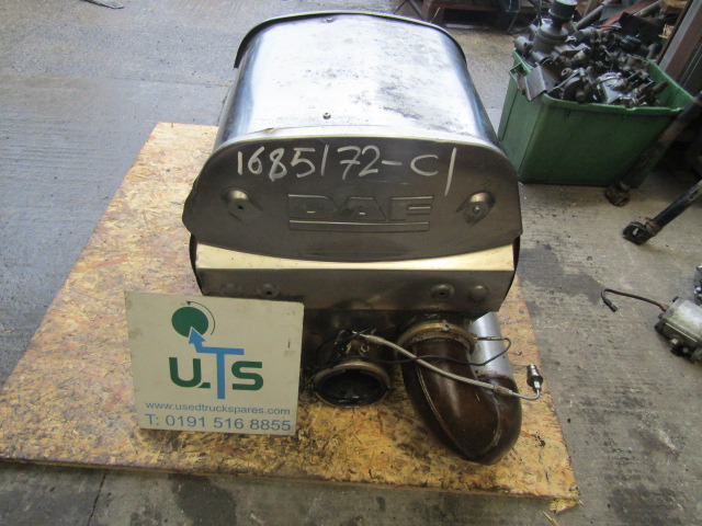 DAF XF 105 EXHAUST DPF/CAT EURO 5 SPEC P/NO 1685172-C1 - كاتم الصوت/الخمارات - شاحنة: صورة 1 DAF XF 105 EXHAUST DPF/CAT EURO 5 SPEC P/NO 1685172-C1 - كاتم الصوت/الخمارات - شاحنة: صورة 1