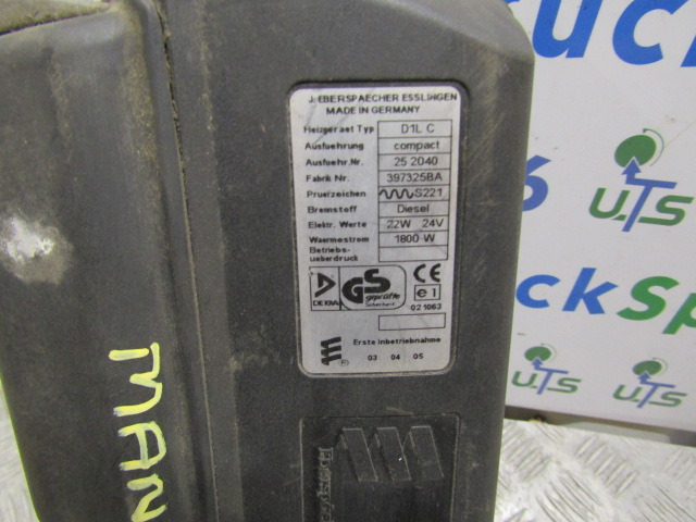 EBERSPACHER “AIRTRONIC” NIGHT HEATER TYPE D2 & D1LC CHOICE AVAILABLE SUITS MAN AND MERCEDES - الكابينة والداخلية - شاحنة: صورة 5 EBERSPACHER “AIRTRONIC” NIGHT HEATER TYPE D2 & D1LC CHOICE AVAILABLE SUITS MAN AND MERCEDES - الكابينة والداخلية - شاحنة: صورة 5