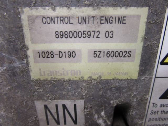 ISUZU NQR 5.2 ENGINE ECU 8980005972 03 - وحدة تحكم الكتروني - شاحنة: صورة 2 ISUZU NQR 5.2 ENGINE ECU 8980005972 03 - وحدة تحكم الكتروني - شاحنة: صورة 2
