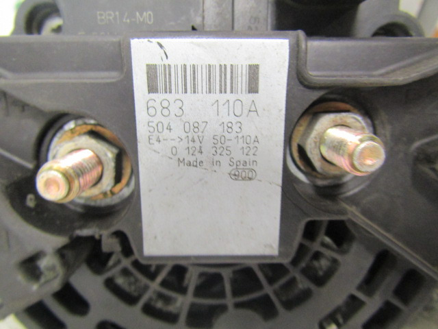 IVECO DAILY 3.0 (FICE 3481C) ALTERNATOR 110AMP P/NO 504087183 - النظام الكهربائي - شاحنة: صورة 2 IVECO DAILY 3.0 (FICE 3481C) ALTERNATOR 110AMP P/NO 504087183 - النظام الكهربائي - شاحنة: صورة 2