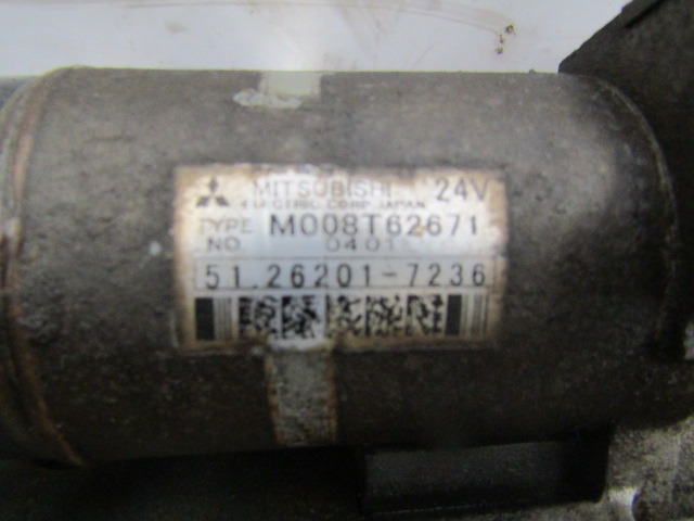 MAN TGM 480 DO836 STARTER MOTOR P/NO 51-262017236 - النظام الكهربائي - شاحنة: صورة 2 MAN TGM 480 DO836 STARTER MOTOR P/NO 51-262017236 - النظام الكهربائي - شاحنة: صورة 2