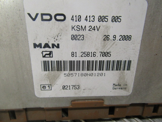 MAN TGM/TGS KSM CONTROL UNIT 81.25816.7005 - النظام الكهربائي - شاحنة: صورة 2 MAN TGM/TGS KSM CONTROL UNIT 81.25816.7005 - النظام الكهربائي - شاحنة: صورة 2
