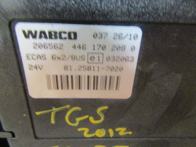 MAN TGS ECAS ECU WABCO P/NO 446 170 2080 / MAN P/NO 81.25811.7020 - وحدة تحكم الكتروني - شاحنة: صورة 2 MAN TGS ECAS ECU WABCO P/NO 446 170 2080 / MAN P/NO 81.25811.7020 - وحدة تحكم الكتروني - شاحنة: صورة 2