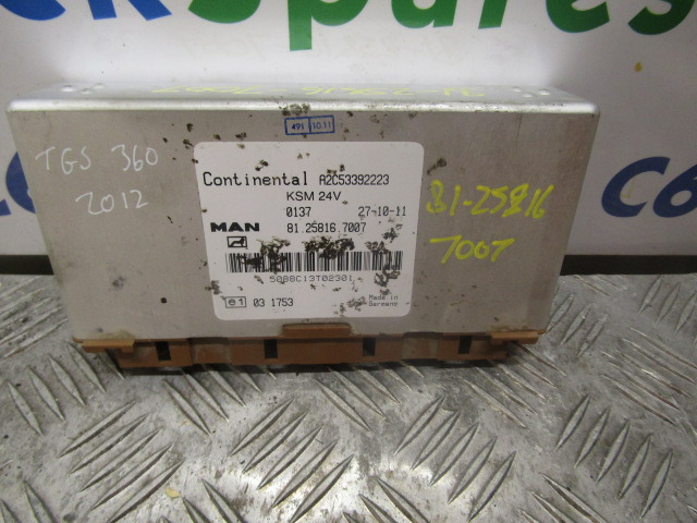 MAN TGS KSM CONTROL UNIT MAN P/NO 81.25816.7007 - النظام الكهربائي - شاحنة: صورة 1 MAN TGS KSM CONTROL UNIT MAN P/NO 81.25816.7007 - النظام الكهربائي - شاحنة: صورة 1