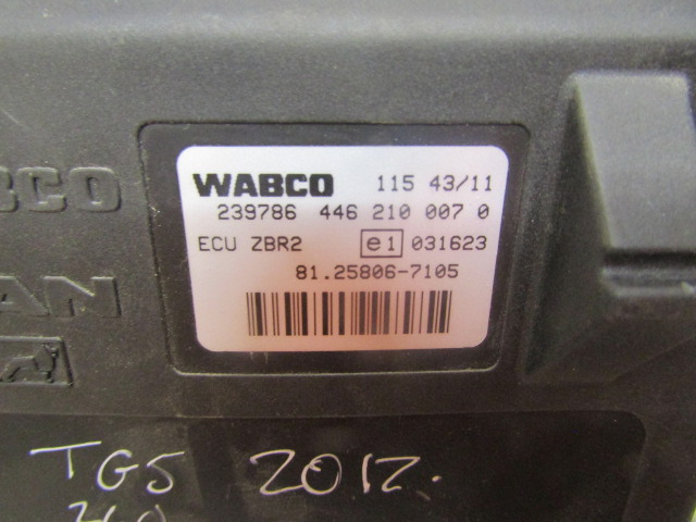 MAN TGS ZBR2 ECU WABCO P/NO 446 210 0070 MAN P/NO 81.25806.7105 - وحدة تحكم الكتروني - شاحنة: صورة 2 MAN TGS ZBR2 ECU WABCO P/NO 446 210 0070 MAN P/NO 81.25806.7105 - وحدة تحكم الكتروني - شاحنة: صورة 2