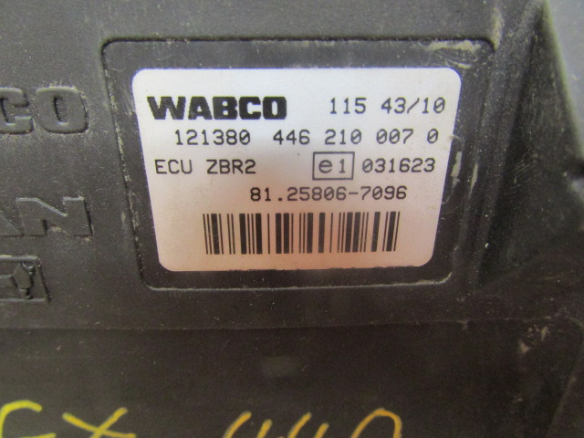 MAN TGX ZBR2 ECU WABCO P/NO 446 210 0070 / MAN P/NO 81.25806.7096 - وحدة تحكم الكتروني - شاحنة: صورة 2 MAN TGX ZBR2 ECU WABCO P/NO 446 210 0070 / MAN P/NO 81.25806.7096 - وحدة تحكم الكتروني - شاحنة: صورة 2