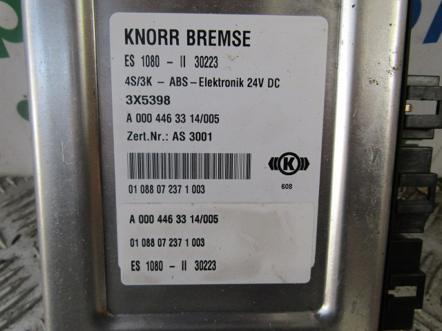 MERCEDES ATEGO ABS/ESR ECU P/NO A000 446 3314 - وحدة تحكم الكتروني - شاحنة: صورة 2 MERCEDES ATEGO ABS/ESR ECU P/NO A000 446 3314 - وحدة تحكم الكتروني - شاحنة: صورة 2