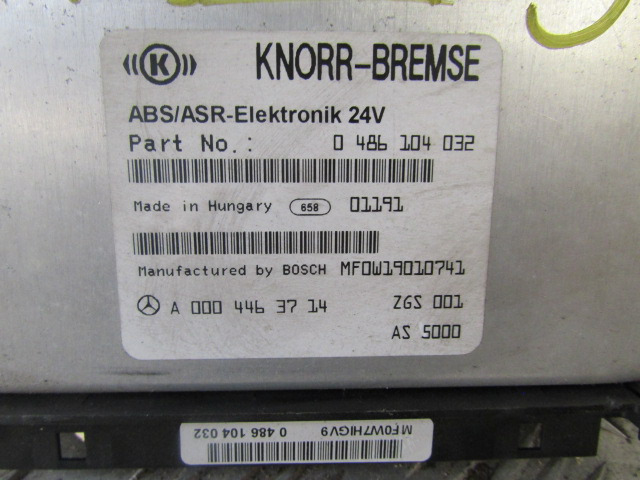 MERCEDES ATEGO ABS / ESR ECU P/NO A000 446 3714 - وحدة تحكم الكتروني - شاحنة: صورة 2 MERCEDES ATEGO ABS / ESR ECU P/NO A000 446 3714 - وحدة تحكم الكتروني - شاحنة: صورة 2