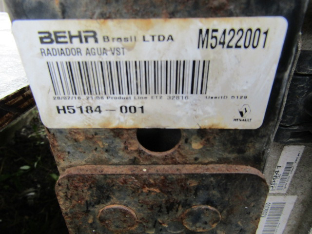 RENAULT MIDLUM DXI 180 RADIATOR P/NO M5422001 - مبرد المحرك - شاحنة: صورة 2 RENAULT MIDLUM DXI 180 RADIATOR P/NO M5422001 - مبرد المحرك - شاحنة: صورة 2