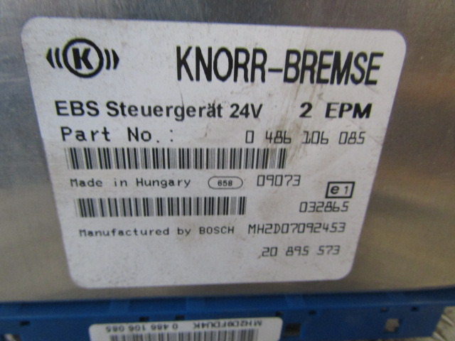 VOLVO FE EBS ECU P/NO 0486106 085 - وحدة تحكم الكتروني - شاحنة: صورة 2 VOLVO FE EBS ECU P/NO 0486106 085 - وحدة تحكم الكتروني - شاحنة: صورة 2