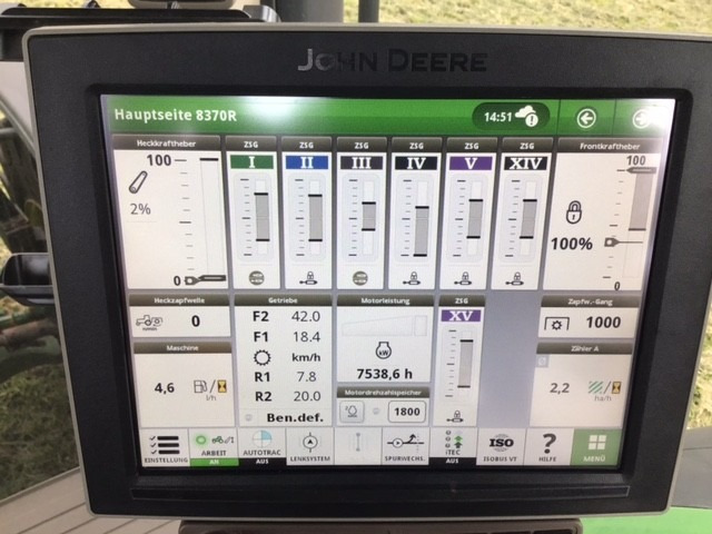 John Deere 8370R - جرار: صورة 4 John Deere 8370R - جرار: صورة 4