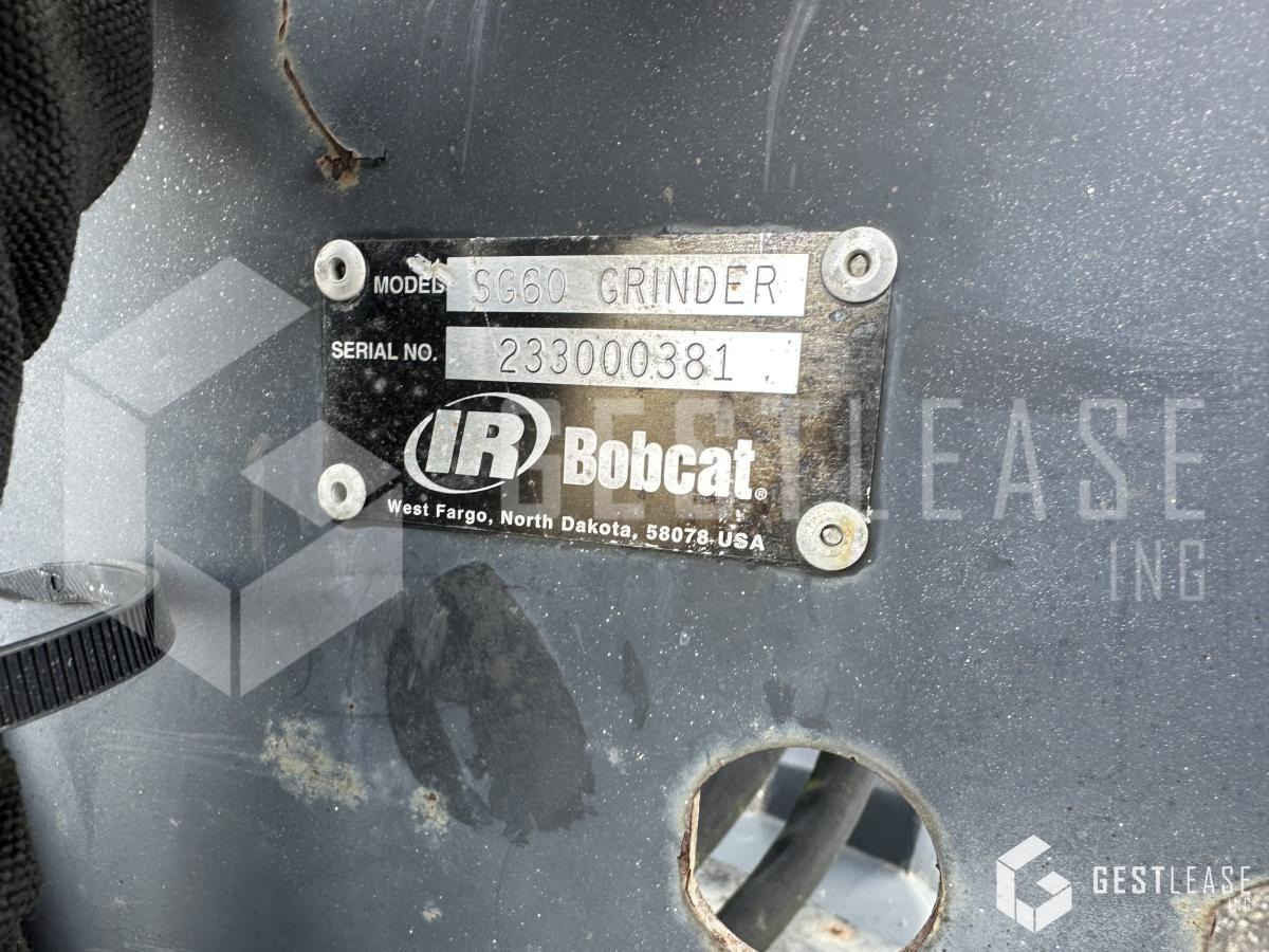BOBCAT SG60 GRINDER ROGNEUSE DE SOUCHE - آلة طحن جذوع الأشجار: صورة 4 BOBCAT SG60 GRINDER ROGNEUSE DE SOUCHE - آلة طحن جذوع الأشجار: صورة 4