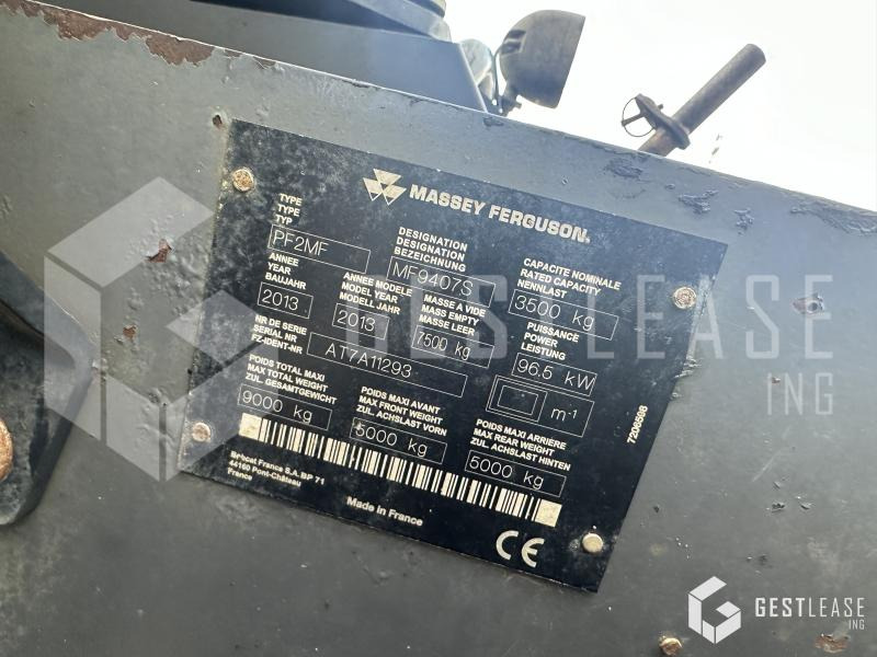 Massey Ferguson 9407 S - رافعة تلسكوبية: صورة 2 Massey Ferguson 9407 S - رافعة تلسكوبية: صورة 2