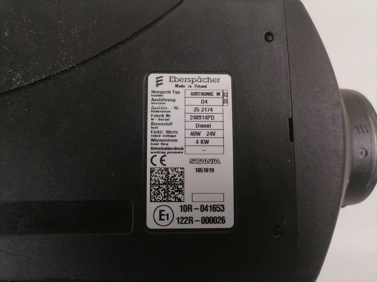 Scania Auxiliary heater 1851019 - تدفئة/ تهوية - شاحنة: صورة 4 Scania Auxiliary heater 1851019 - تدفئة/ تهوية - شاحنة: صورة 4