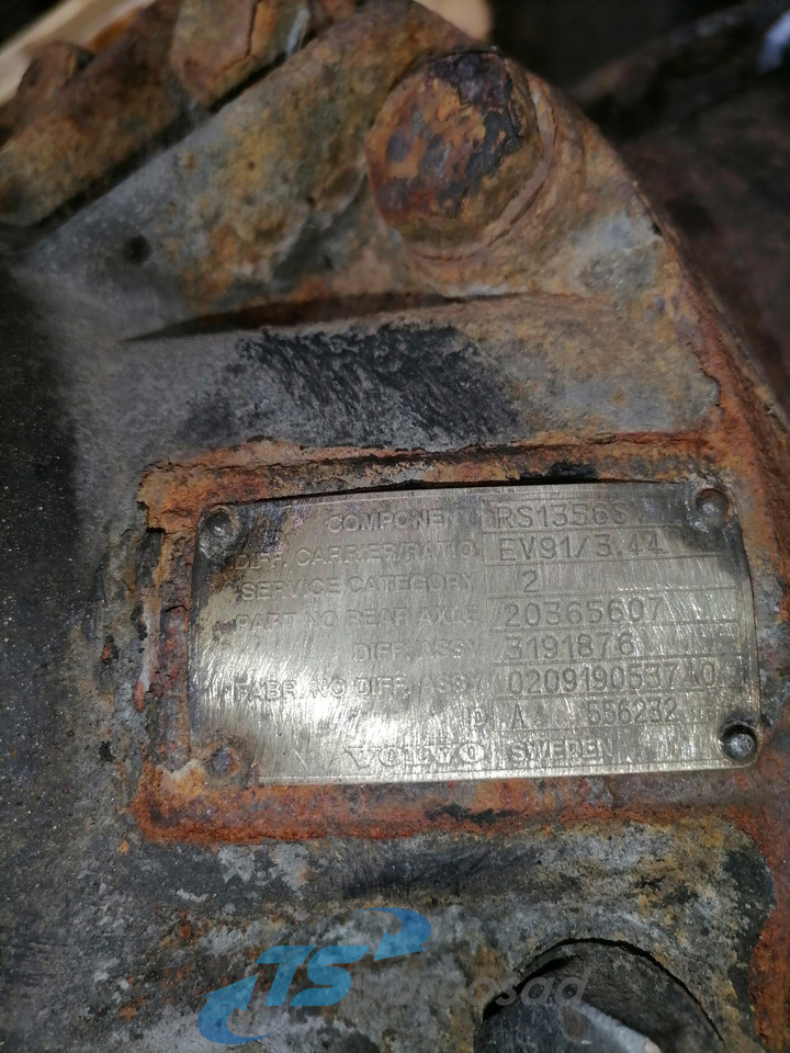 Volvo Axel gear RS1356SV - محرك السفر - شاحنة: صورة 5 Volvo Axel gear RS1356SV - محرك السفر - شاحنة: صورة 5