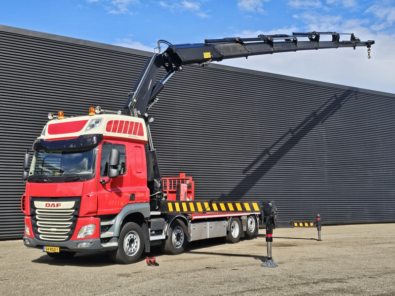 DAF CF 460 8x2/6 / FASSI 82 t/m CRANE / KRAN - 18.3 mtr - شاحنات مسطحة, شاحنة كرين: صورة 1 DAF CF 460 8x2/6 / FASSI 82 t/m CRANE / KRAN - 18.3 mtr - شاحنات مسطحة, شاحنة كرين: صورة 1