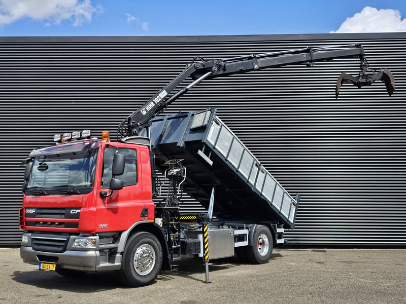 DAF CF 75.250 / HIAB CRANE + TIPPER - شاحنة قلاب, شاحنة كرين: صورة 1 DAF CF 75.250 / HIAB CRANE + TIPPER - شاحنة قلاب, شاحنة كرين: صورة 1