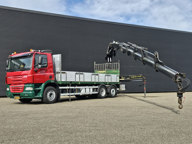 DAF CF 85.410 6x2 / HIAB 35 t/m crane / kran + REMOTE - شاحنات مسطحة, شاحنة كرين: صورة 4 DAF CF 85.410 6x2 / HIAB 35 t/m crane / kran + REMOTE - شاحنات مسطحة, شاحنة كرين: صورة 4